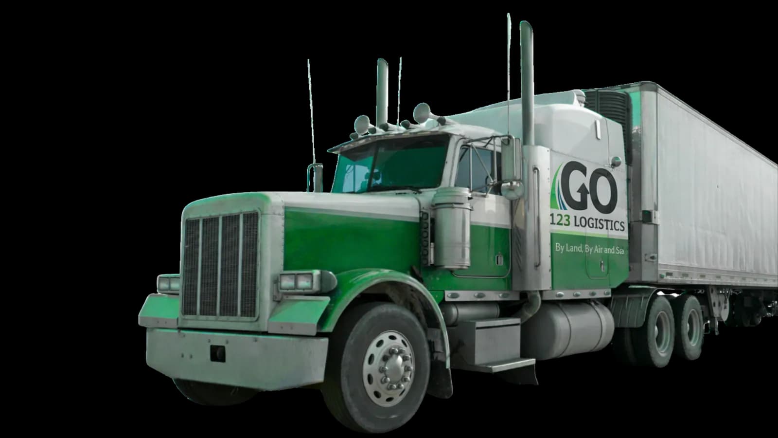 Freight truck for land freight shipping